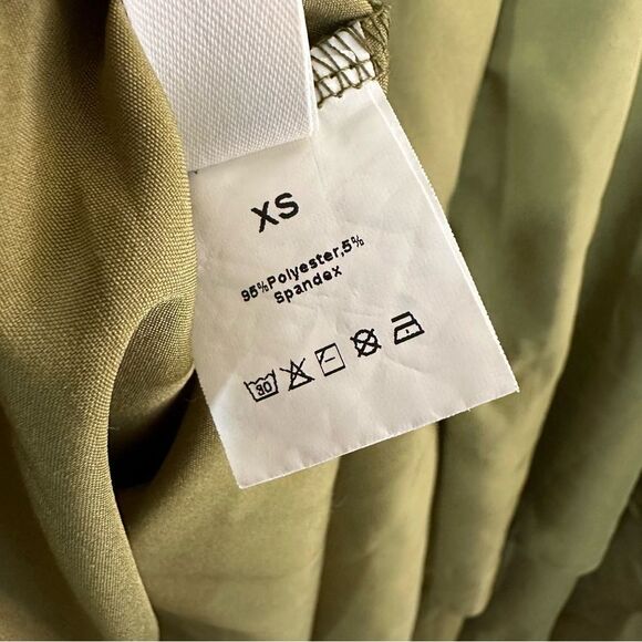 Tie Back Off Shoulder Wrap Layer Ruffle Short Sleeve Mini Dress 016 - Picture 5 of 5